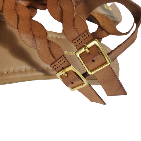 CL Chinese Laundry Brown Braided Sandals 8.5 - Picture 2 of 5